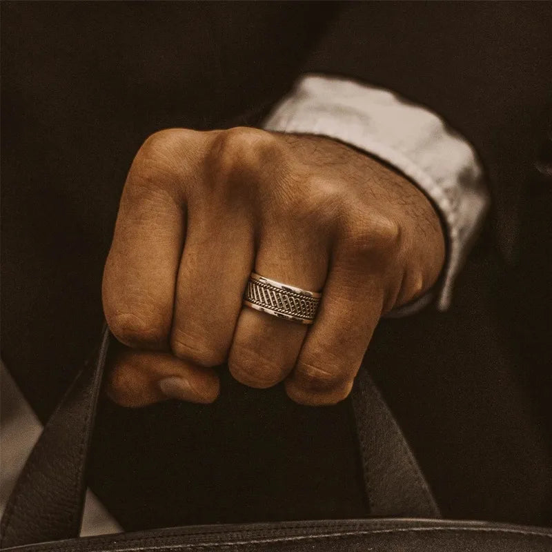 Anillo Vintage Plata Ajustable