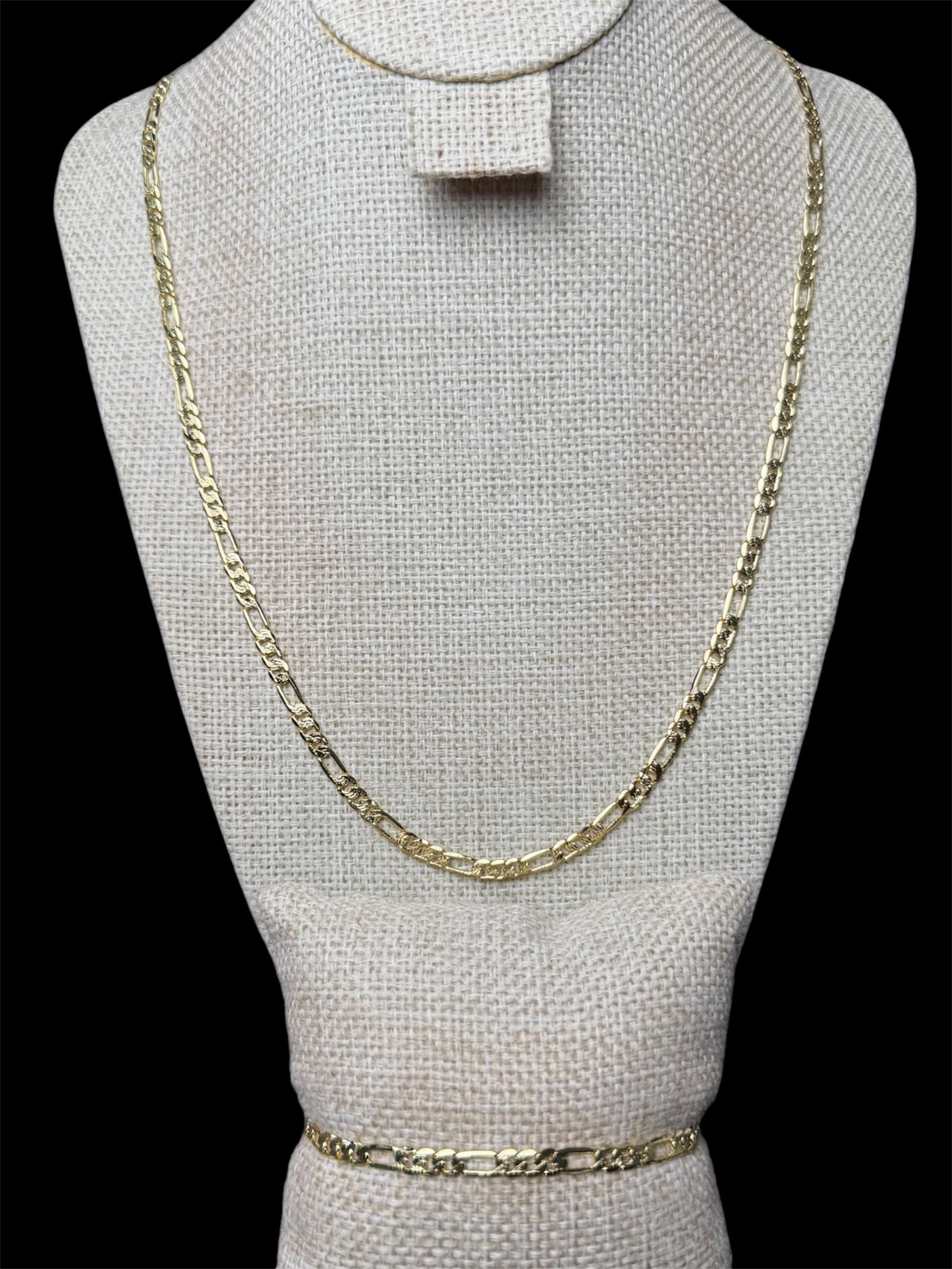 Set Figaro 4 mm Oro Laminado 18 K