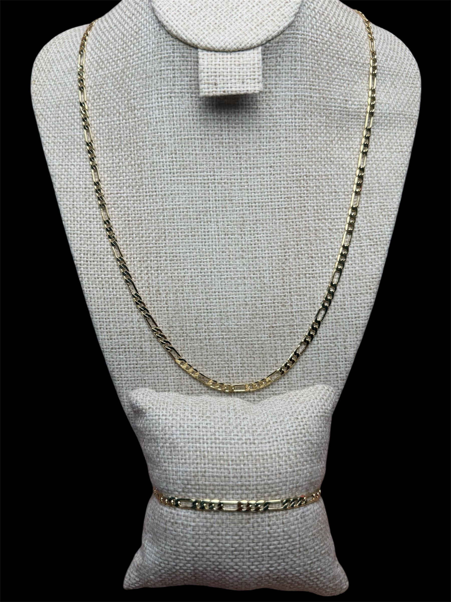 Set Crtr 4 mm Oro Laminado 18 K