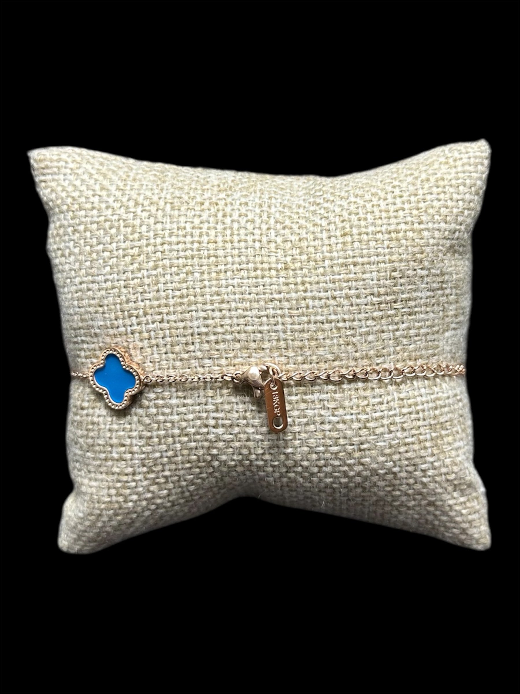 Pulsera VC Rosa Azul Acero Inoxidable