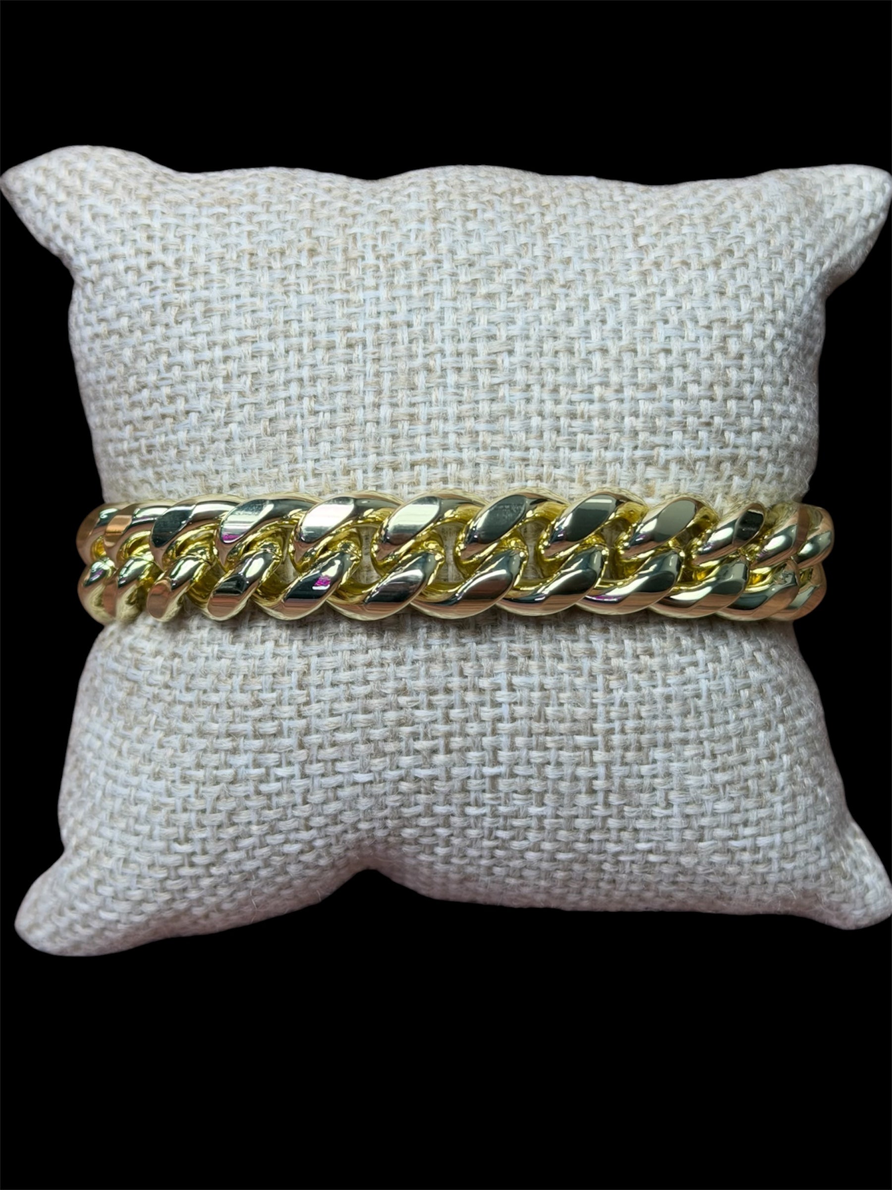 Pulsera MNC 12 mm Dorada