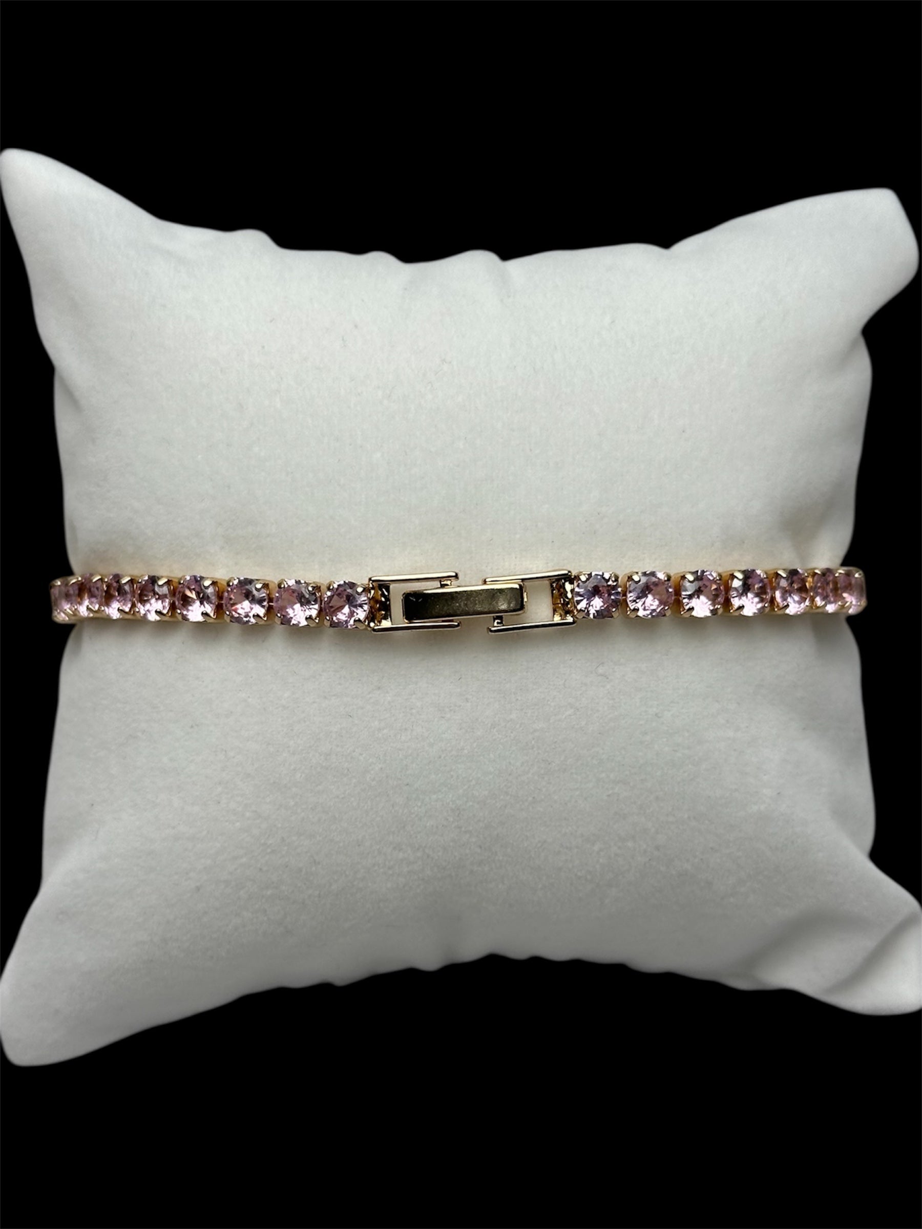 Pulsera Tenis 3 mm Rosa