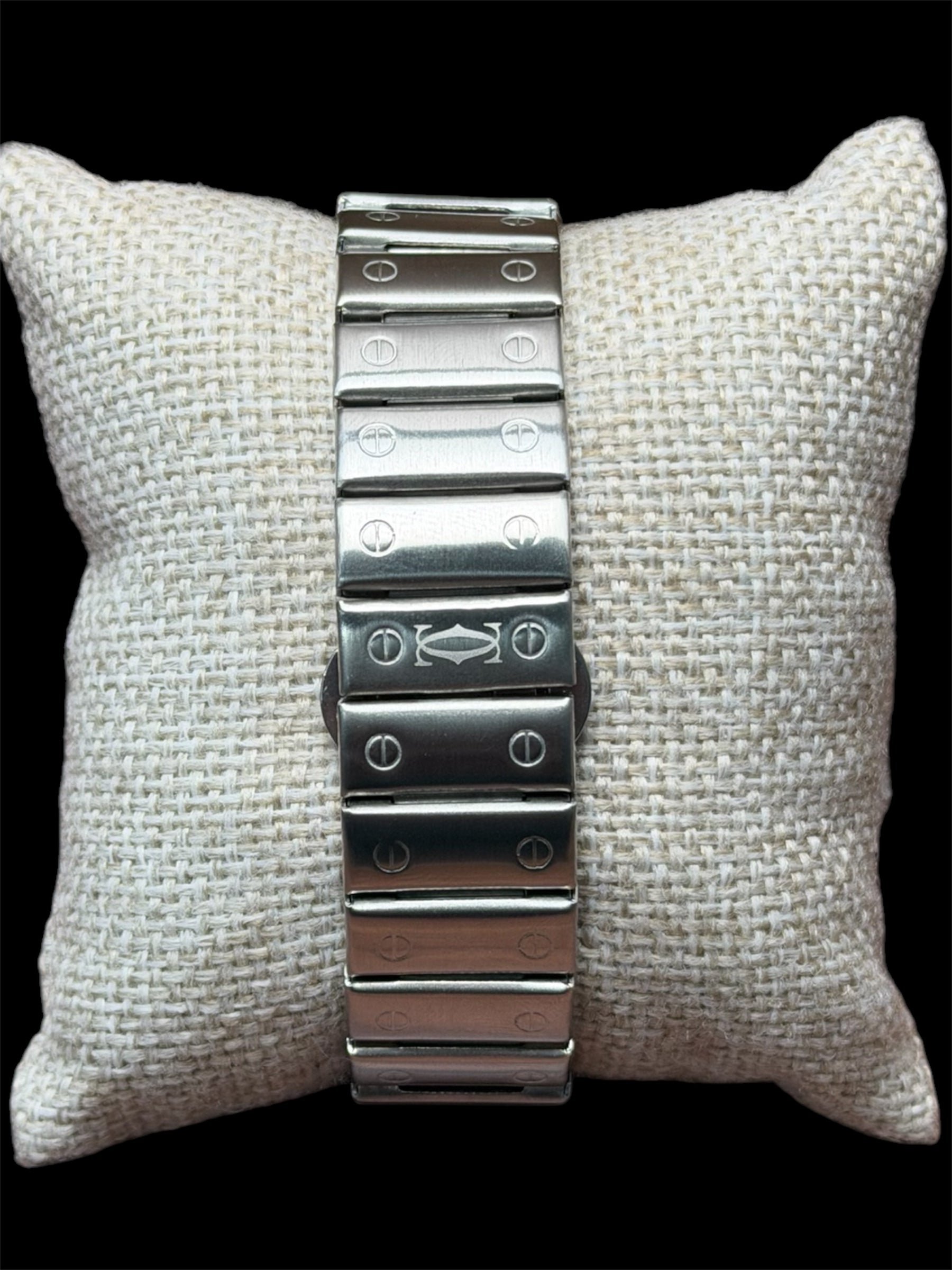 Reloj Santos Crtr Plata Beige