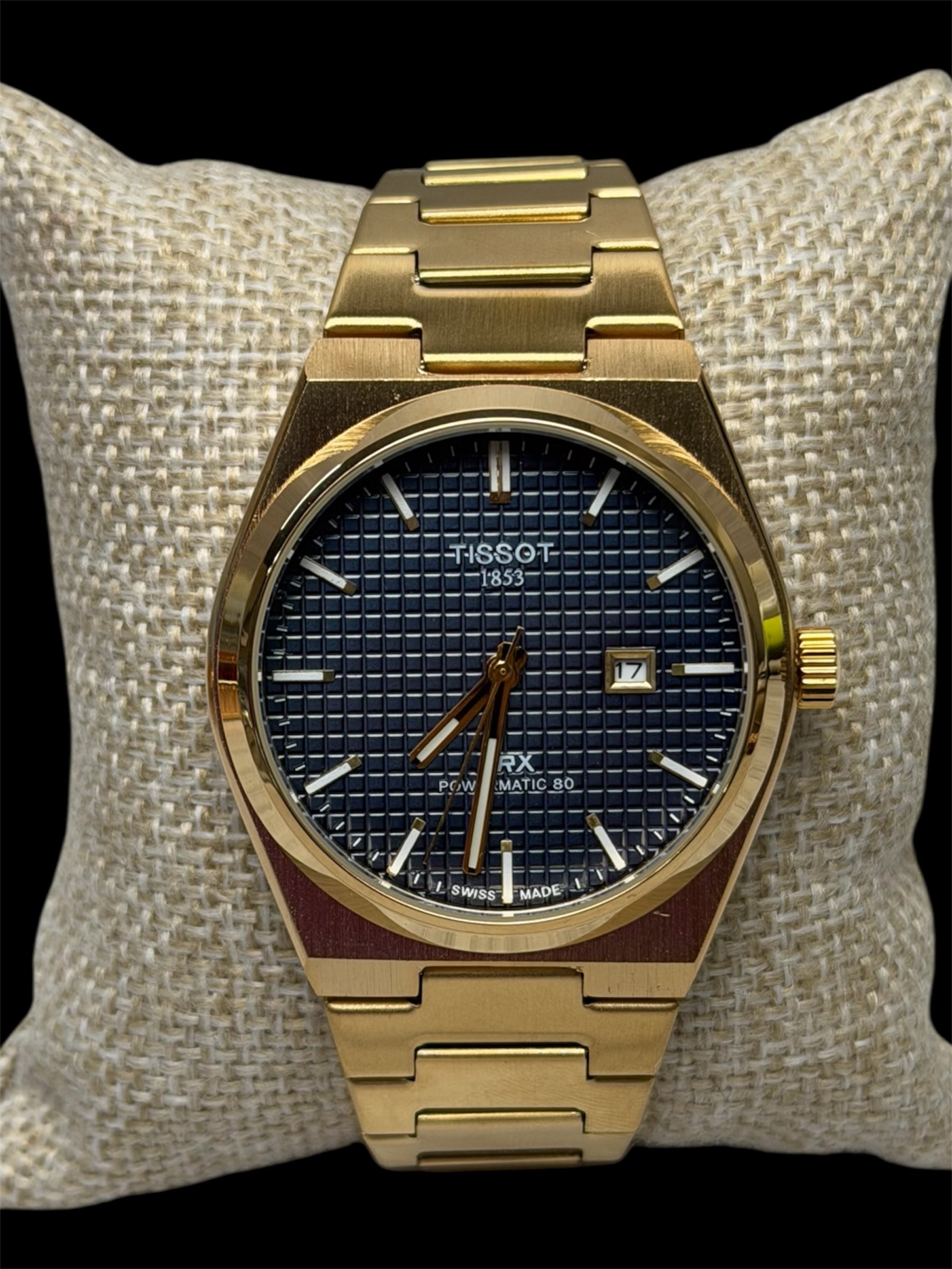 Reloj TST Dorado Negro