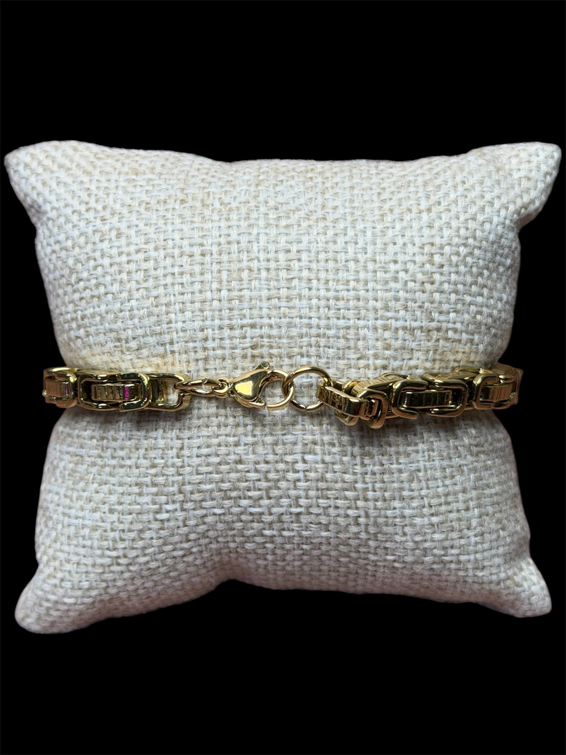 Pulsera 6 mm Eslabones Acero Inoxidable