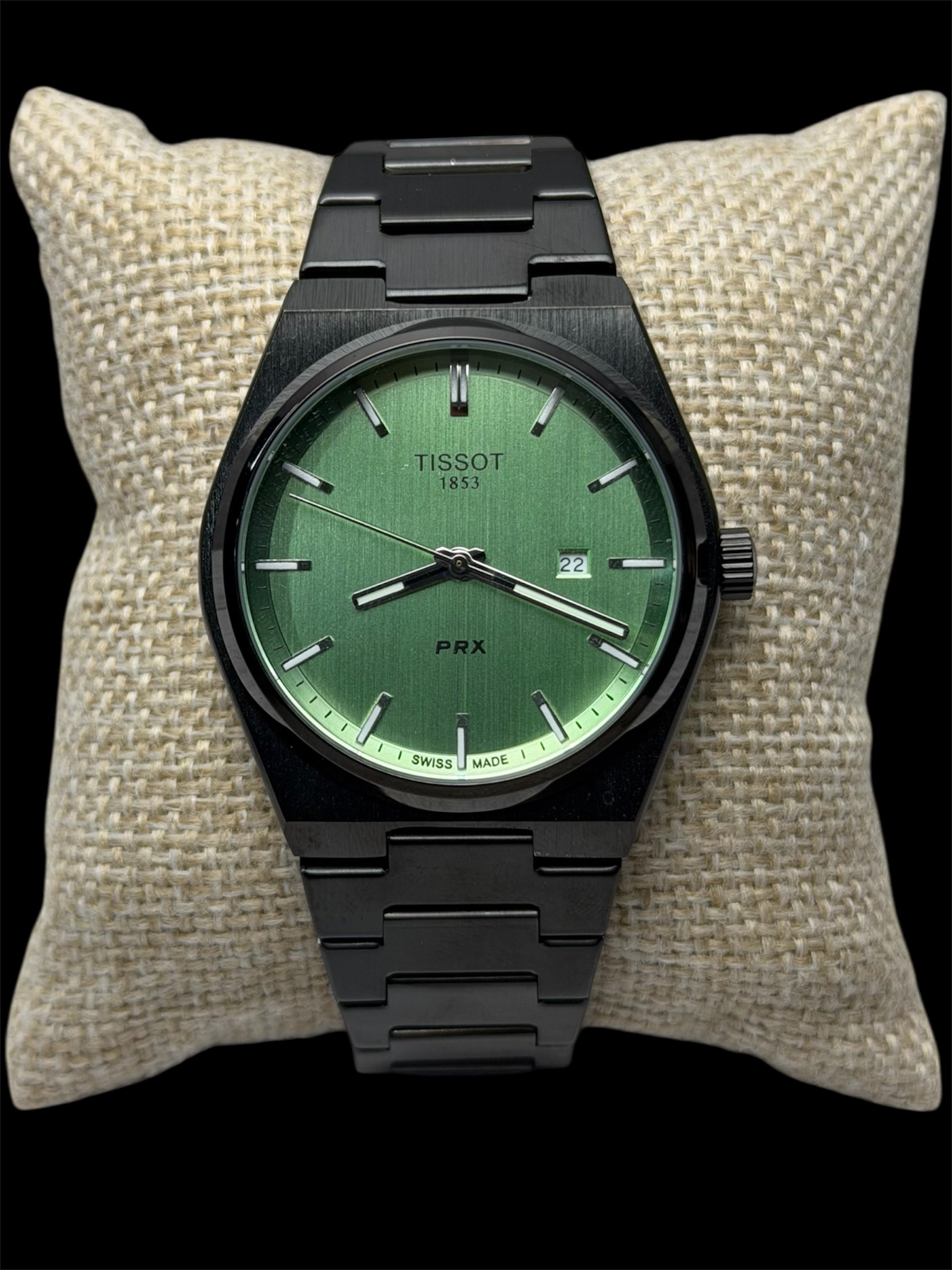 Reloj TST Negro Verde Matte