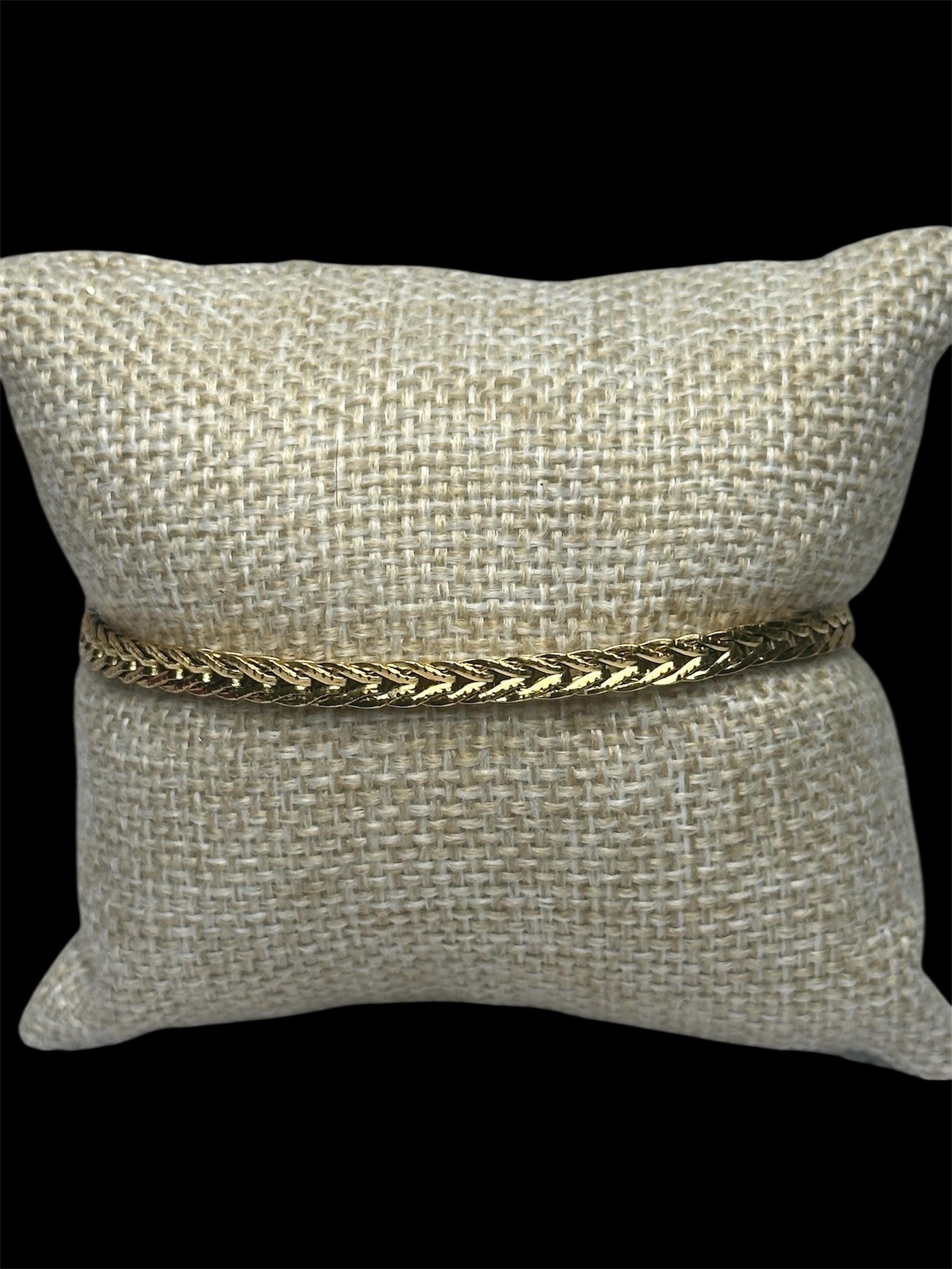 Pulsera 4 mm Acero Inoxidable Dorada