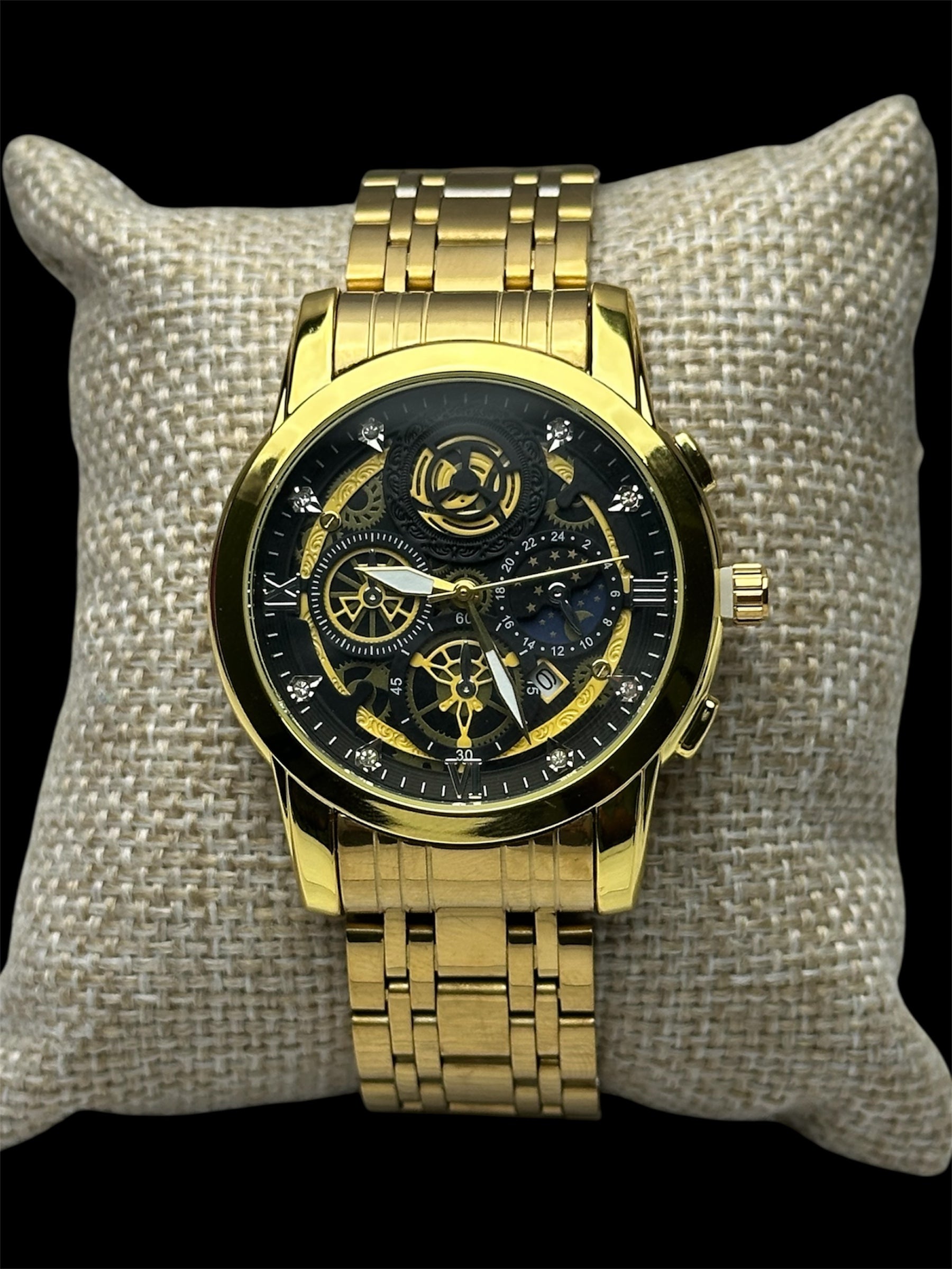 Reloj Dorado Automatico