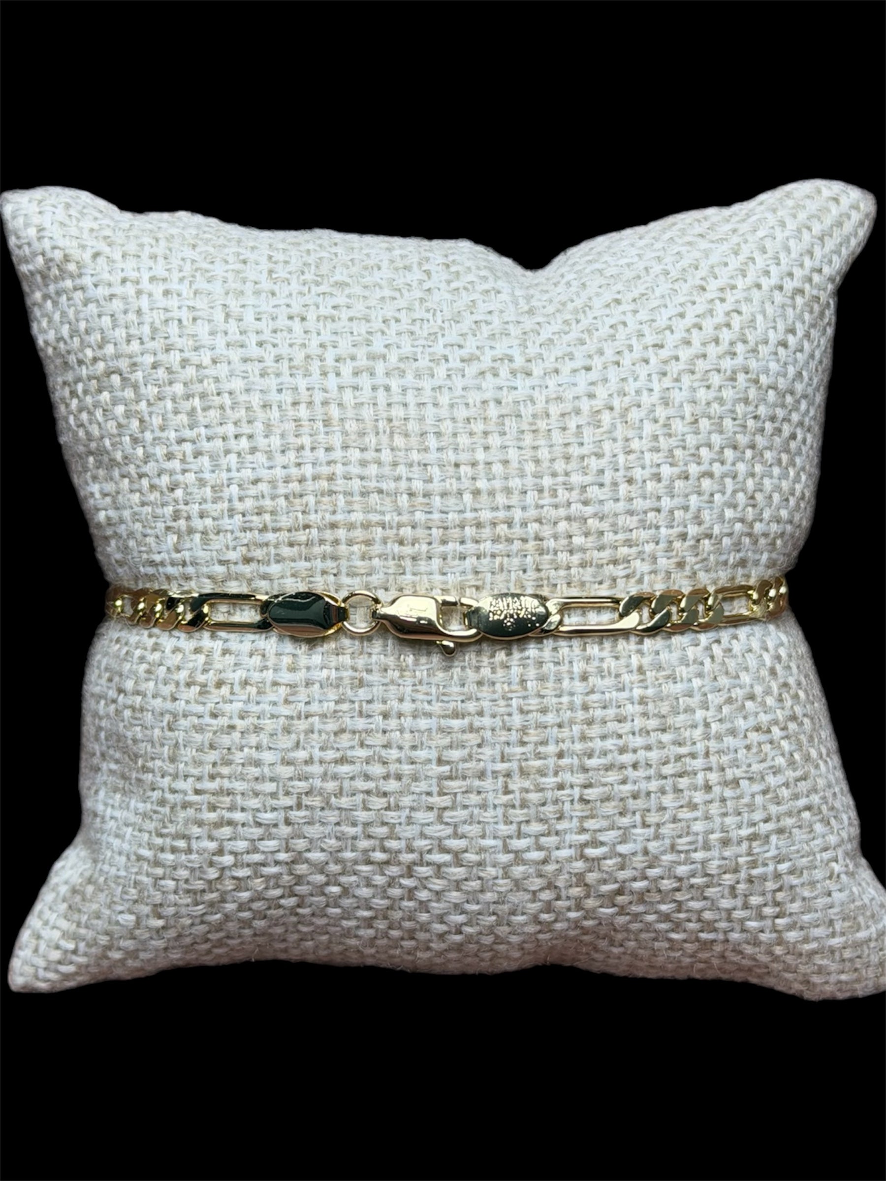 Pulsera Crtr 4 mm Oro Laminado 18 K
