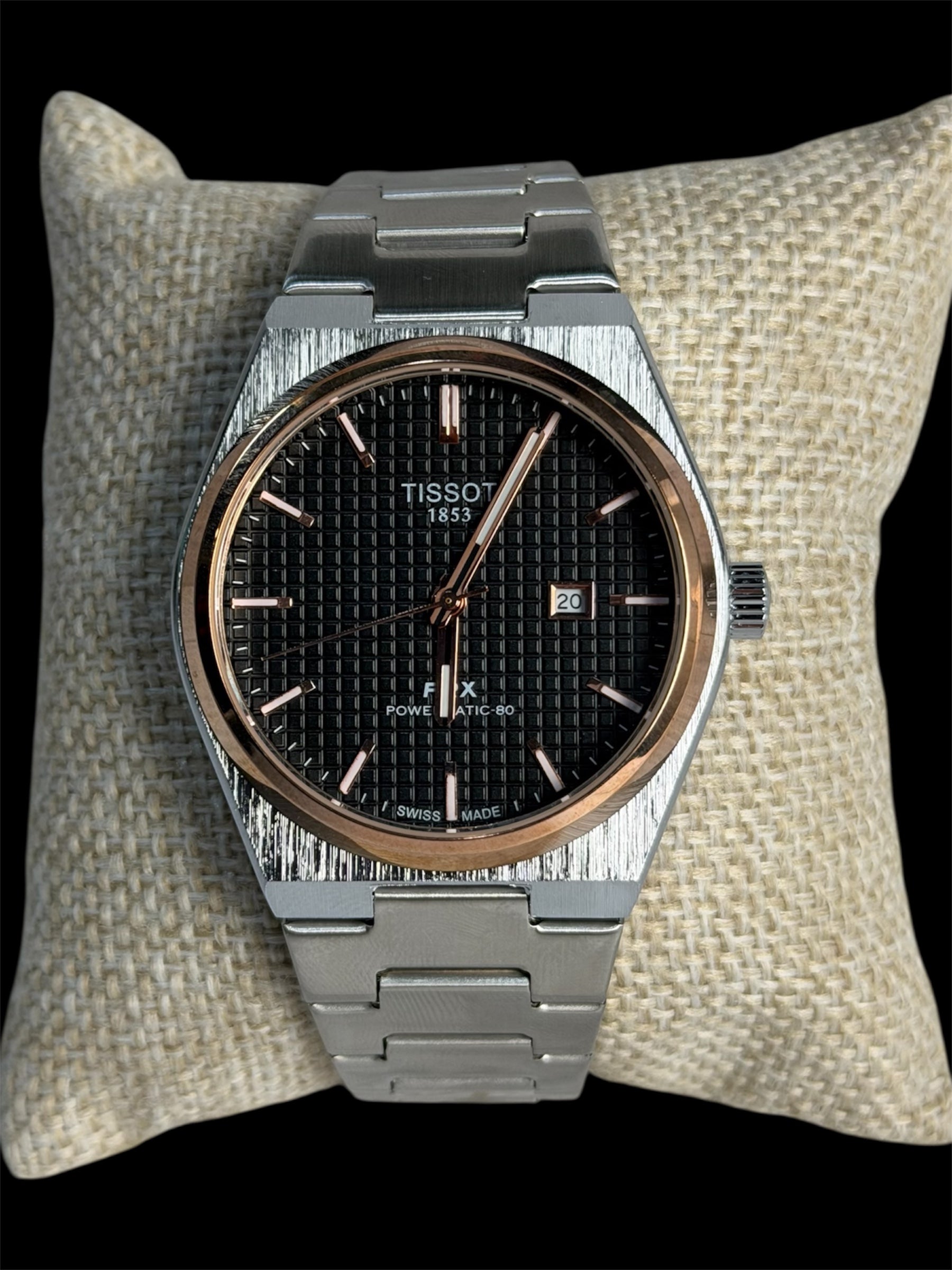 Reloj TST Plata Negro