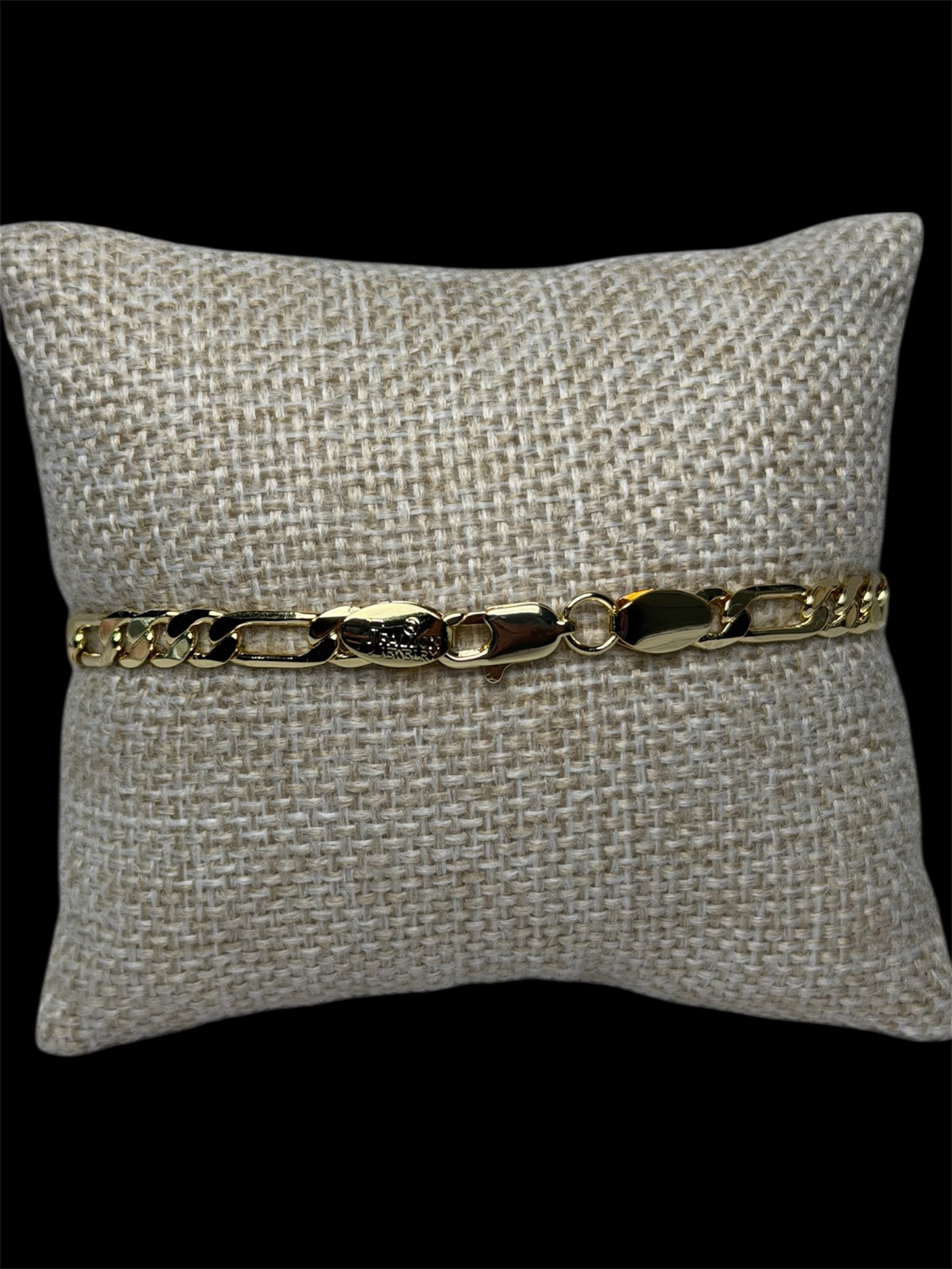 Pulsera Crtr 6 mm Oro Laminado 18 K