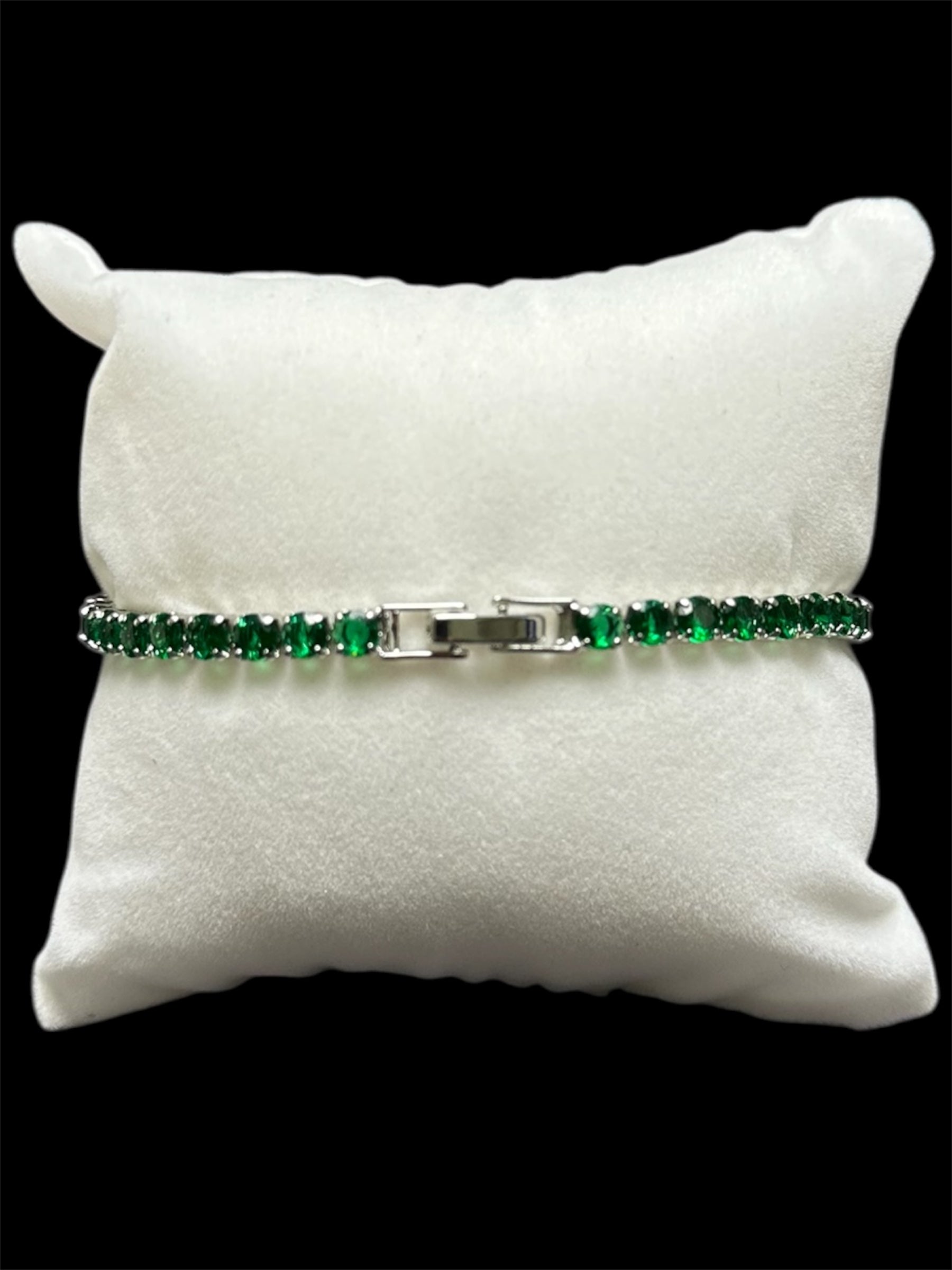 Pulsera Tenis 3 mm Verde