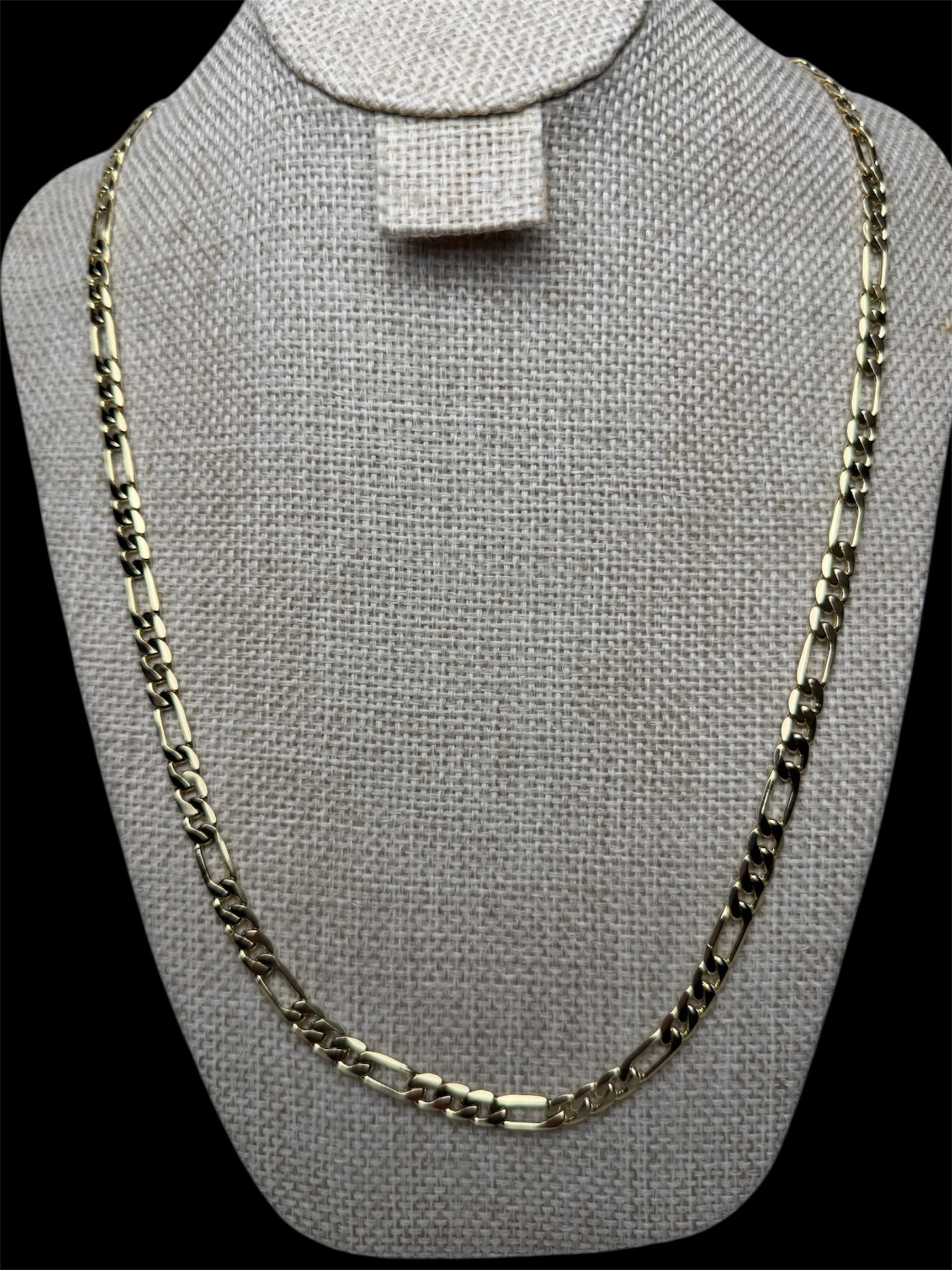 Cadena Crtr 6 mm Oro Laminado 18 K