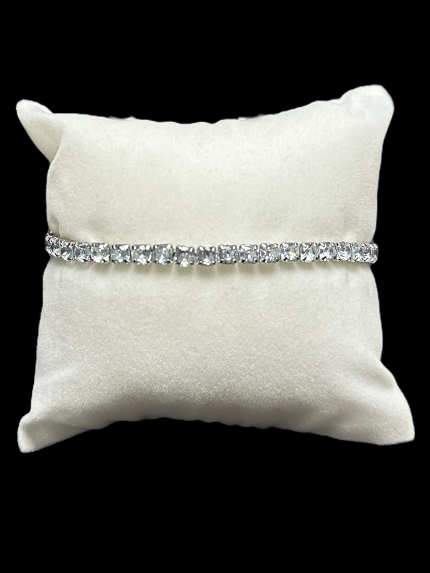 Pulsera Tenis 3 mm Plata