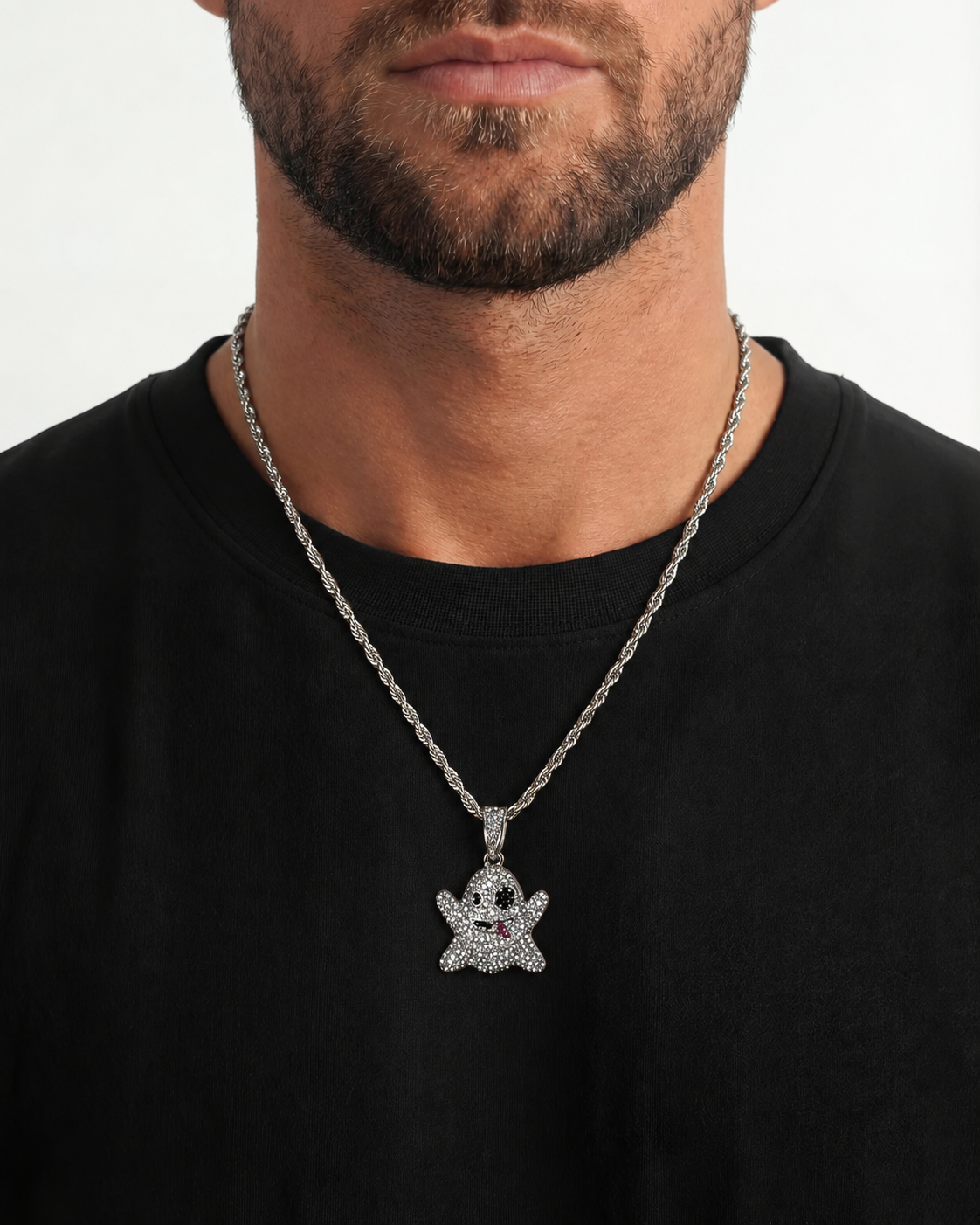 Cadena Fantasma Plata