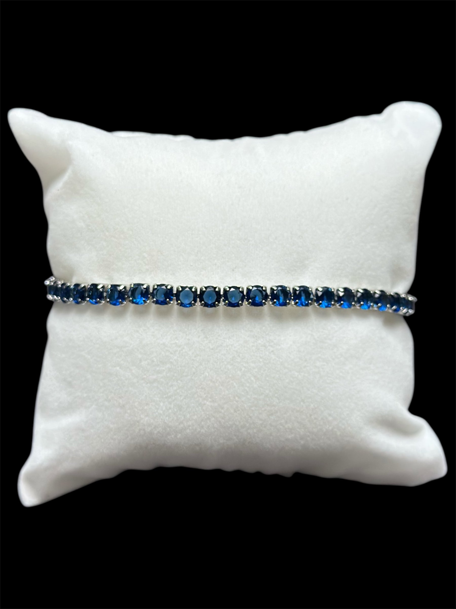 Pulsera Tenis 3 mm Azul