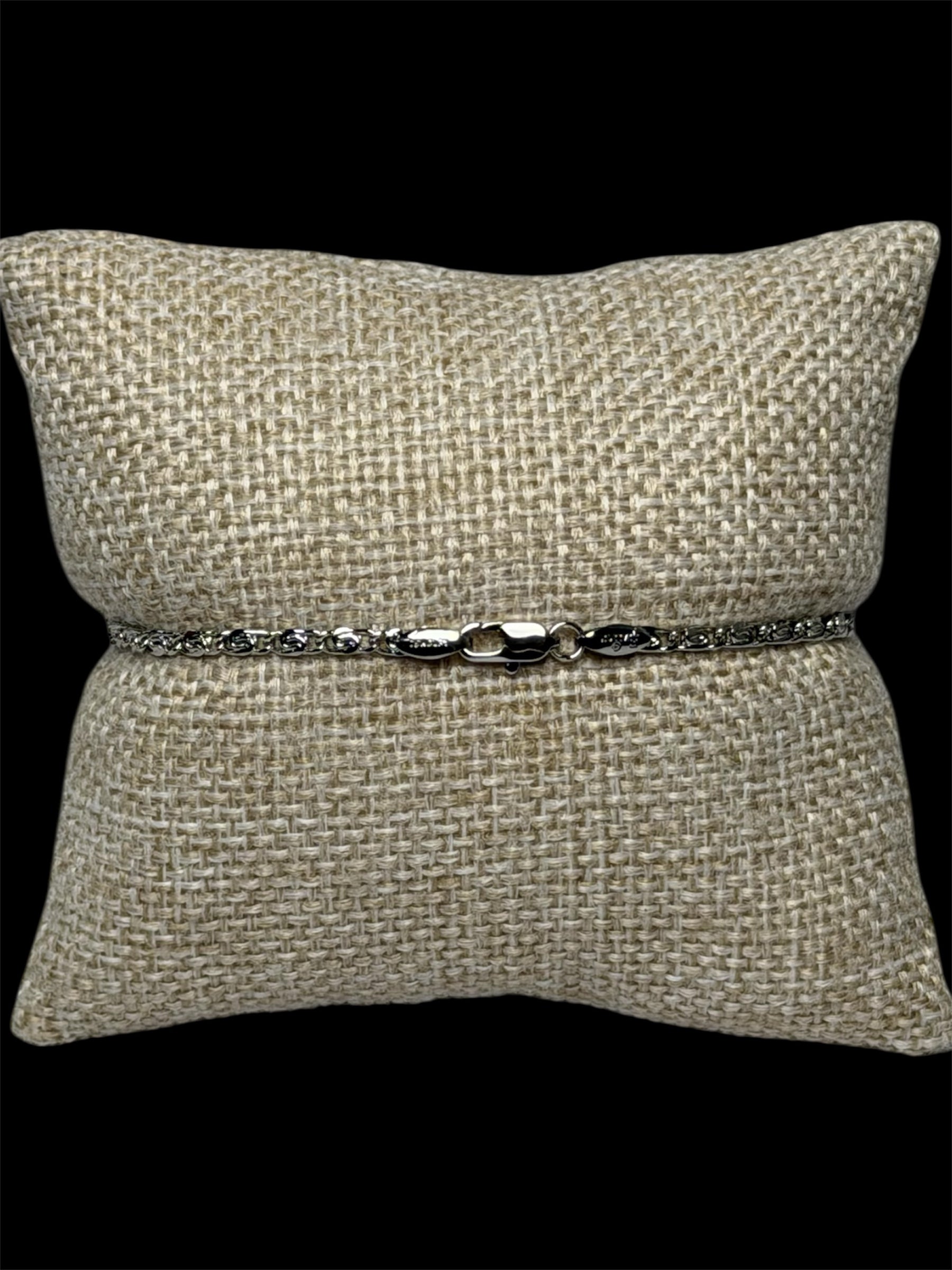 Pulsera Caracol 2 mm Plata
