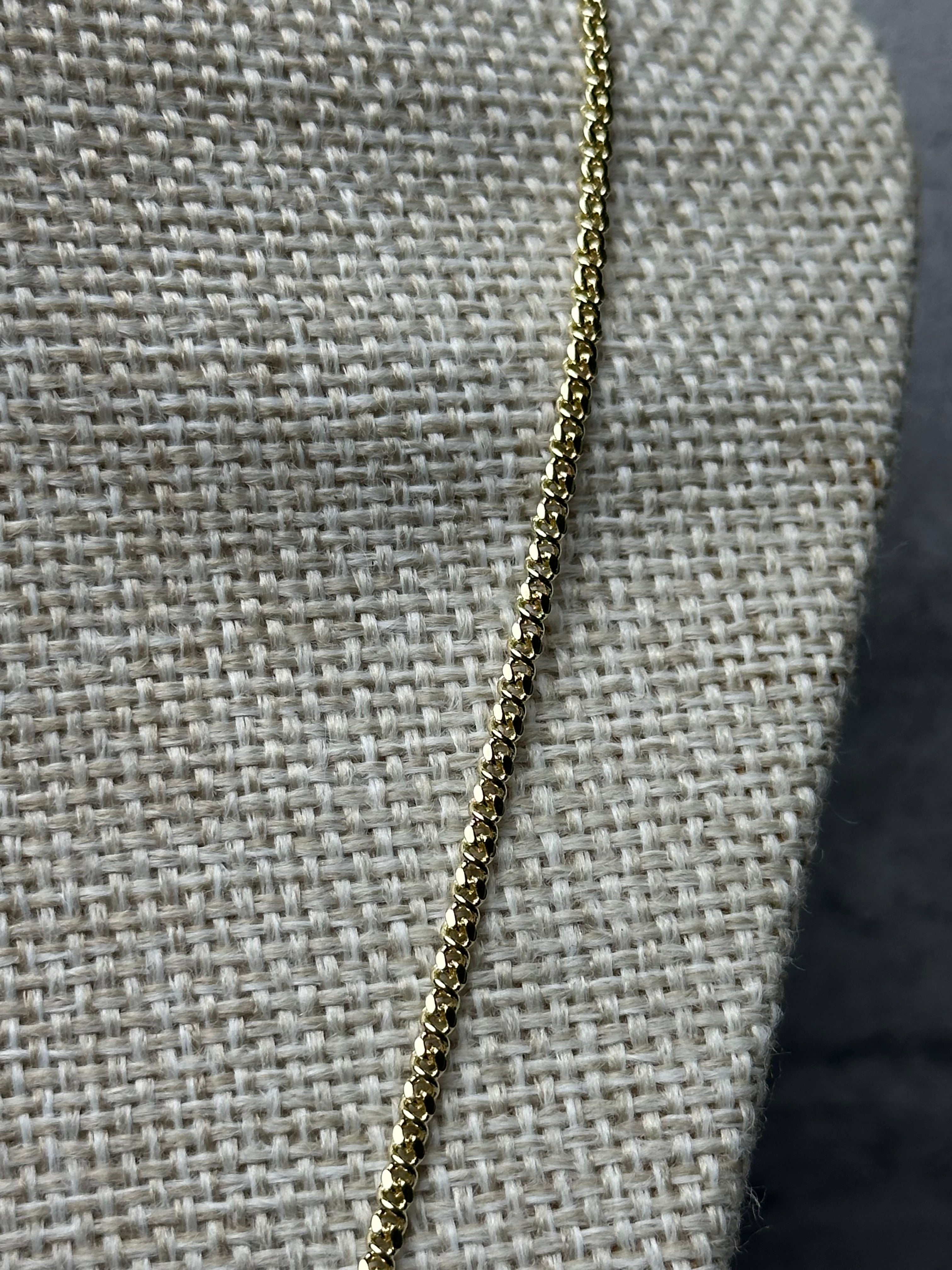 Cadena Infinity 2 mm Oro Laminado 18 K