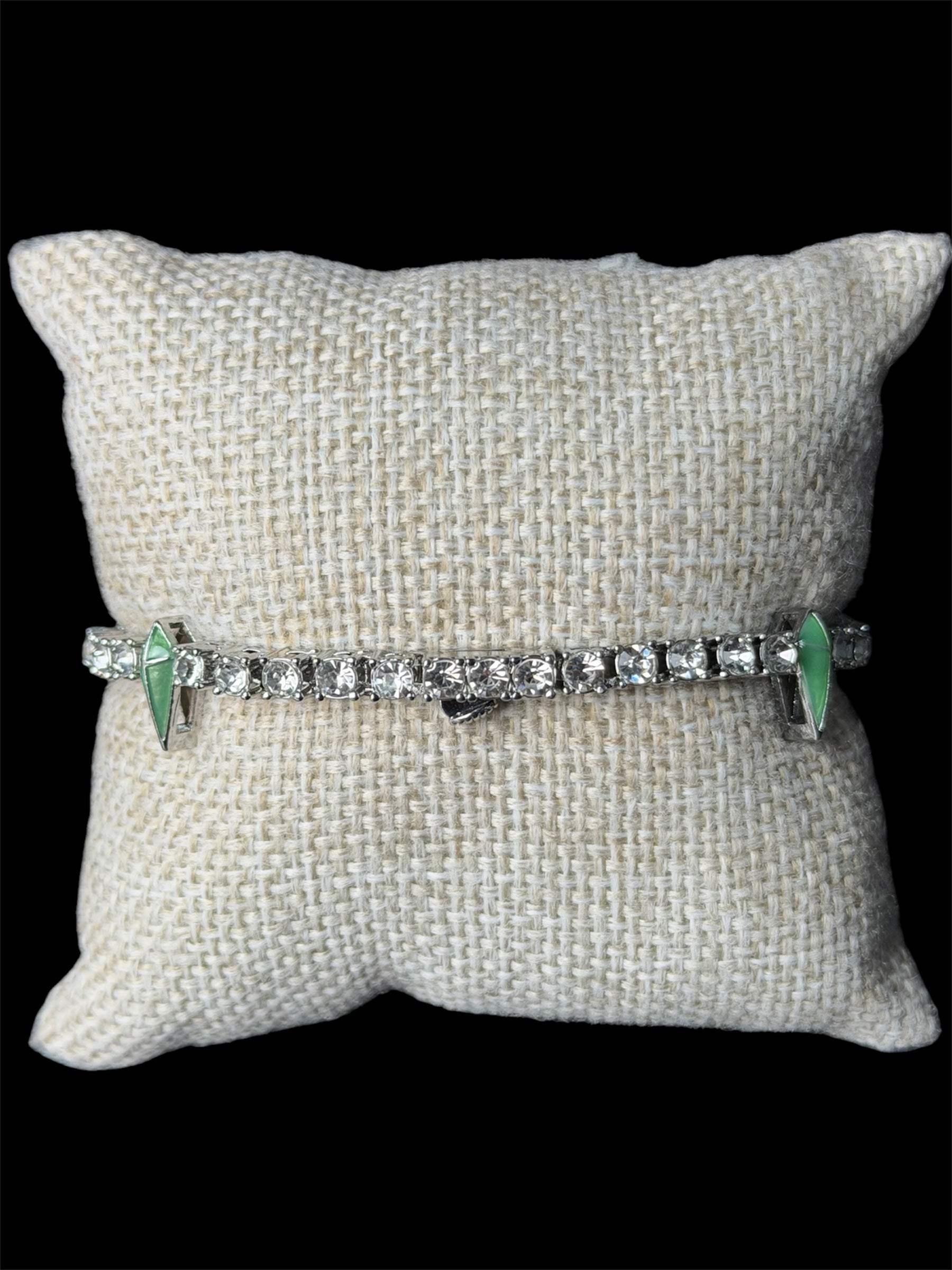 Pulsera Black Panther Plata Verde