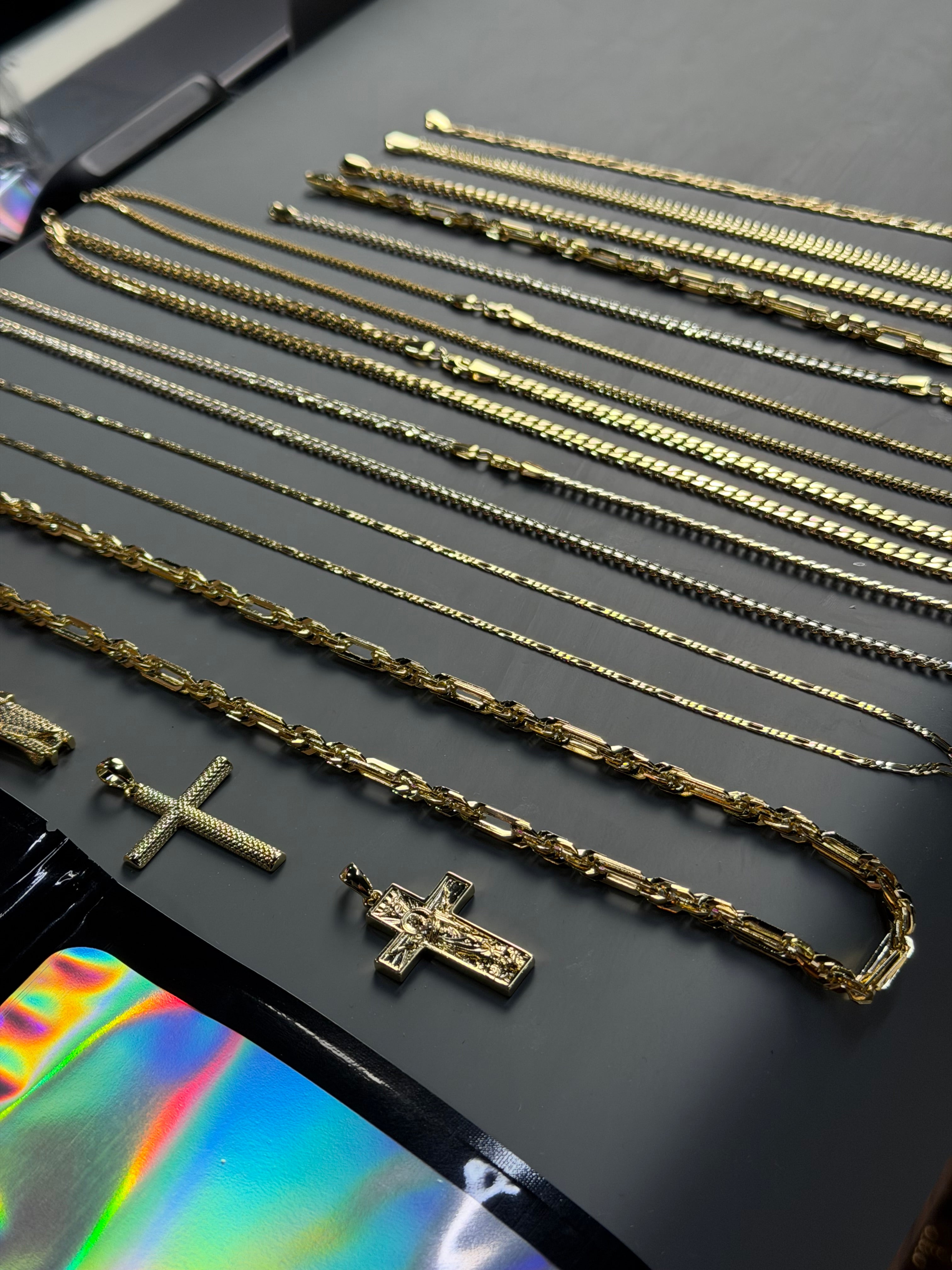 Paquete Pa Invertir (5 pulseras, 5 cadenas, 4 dijes)