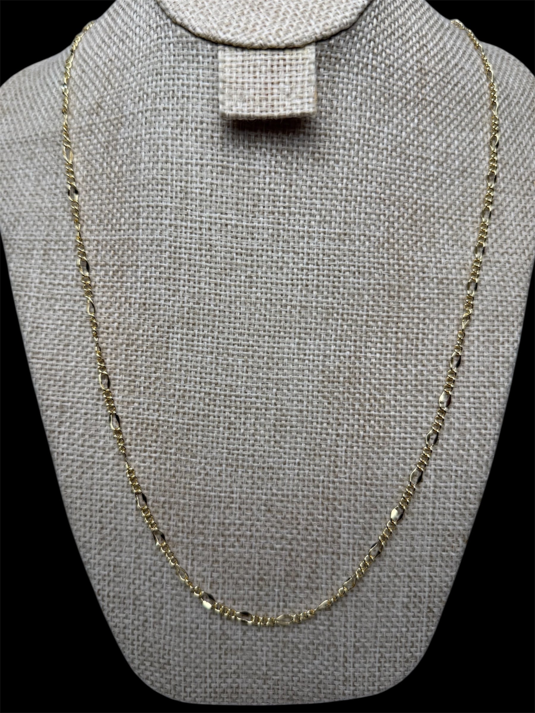 Cadena Tipo Crtr 3 mm Oro Laminado 18 K