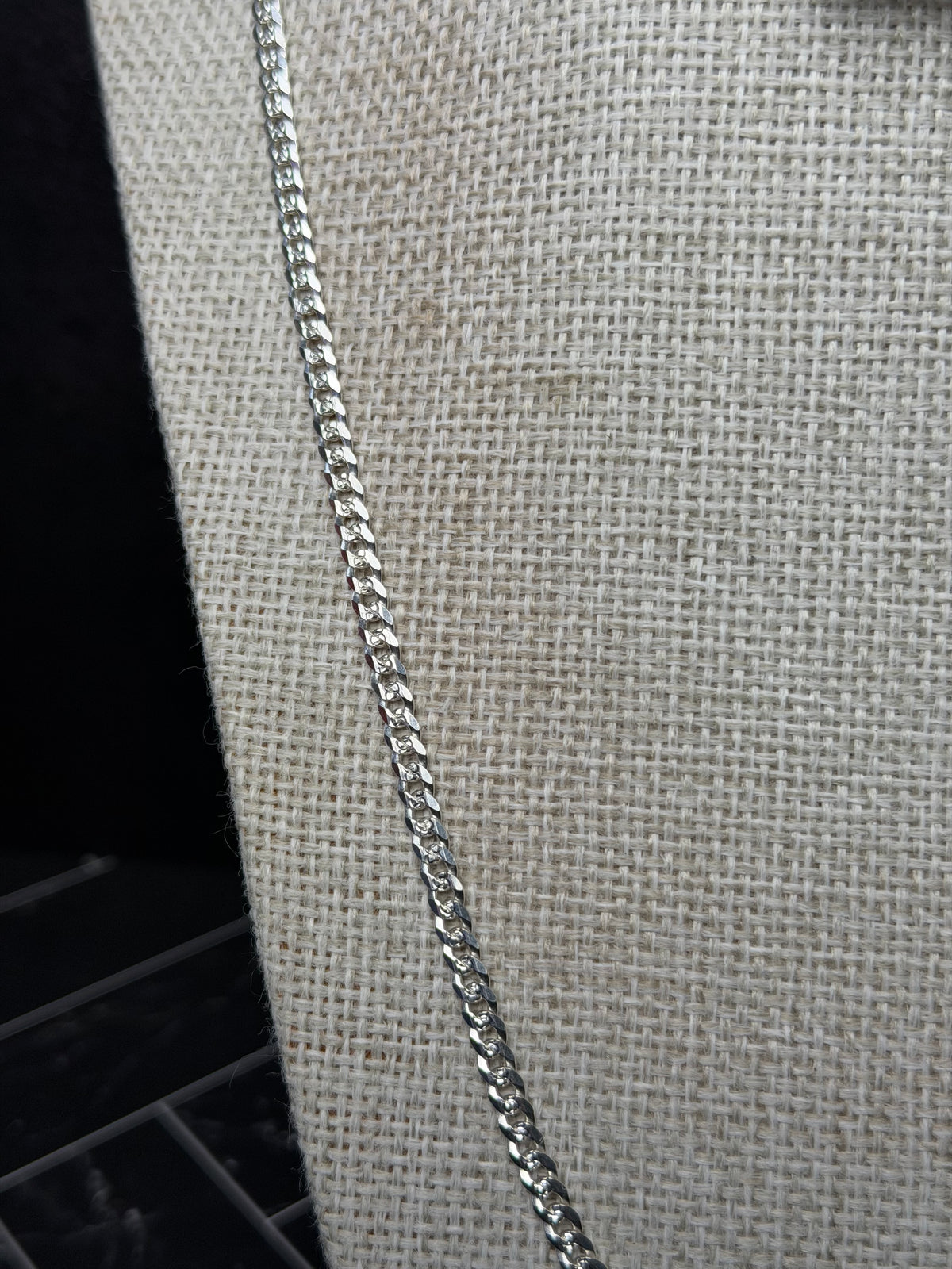 Cadena Barbada 3 mm Plata 925