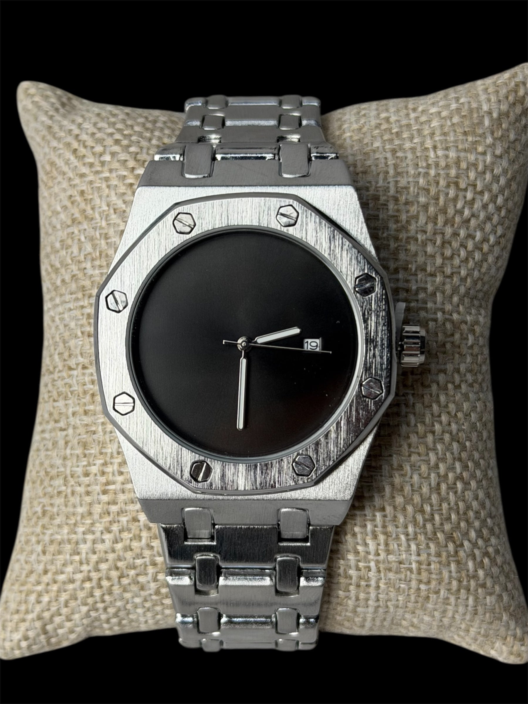 Reloj Imperial Plata Negro
