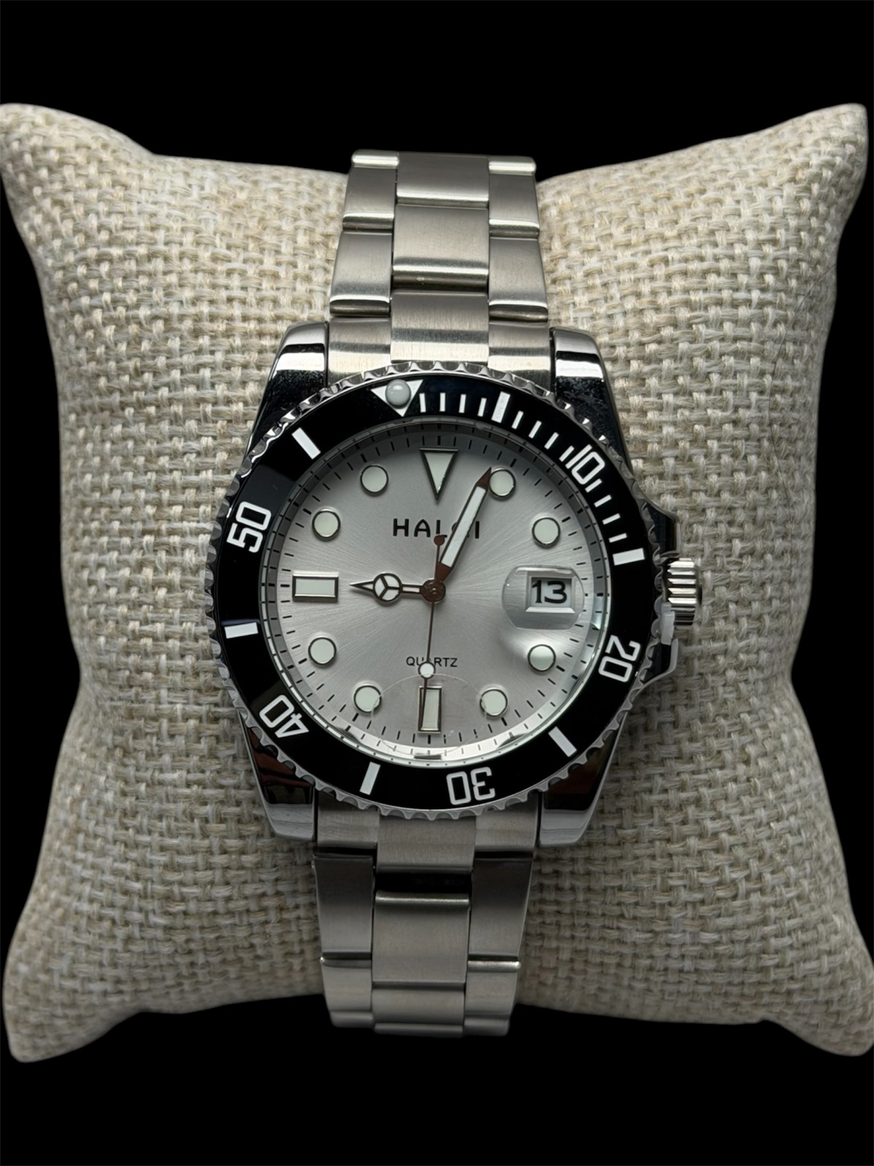 Reloj HL Negro Blanco