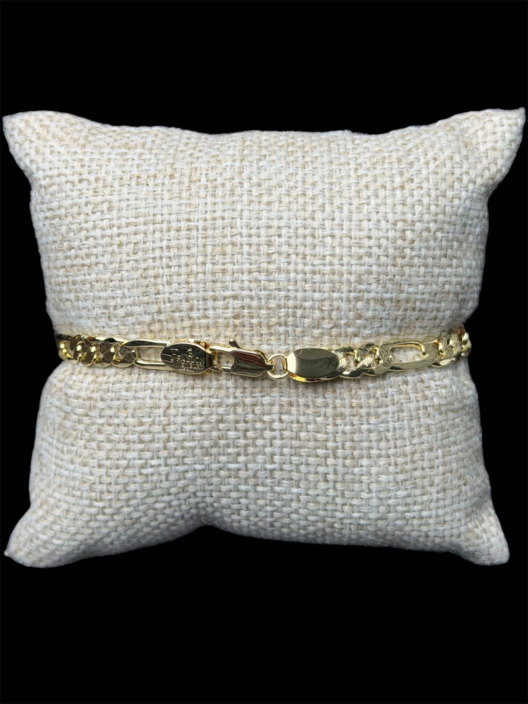 Pulsera Crtr 6 mm Oro Laminado 18 K