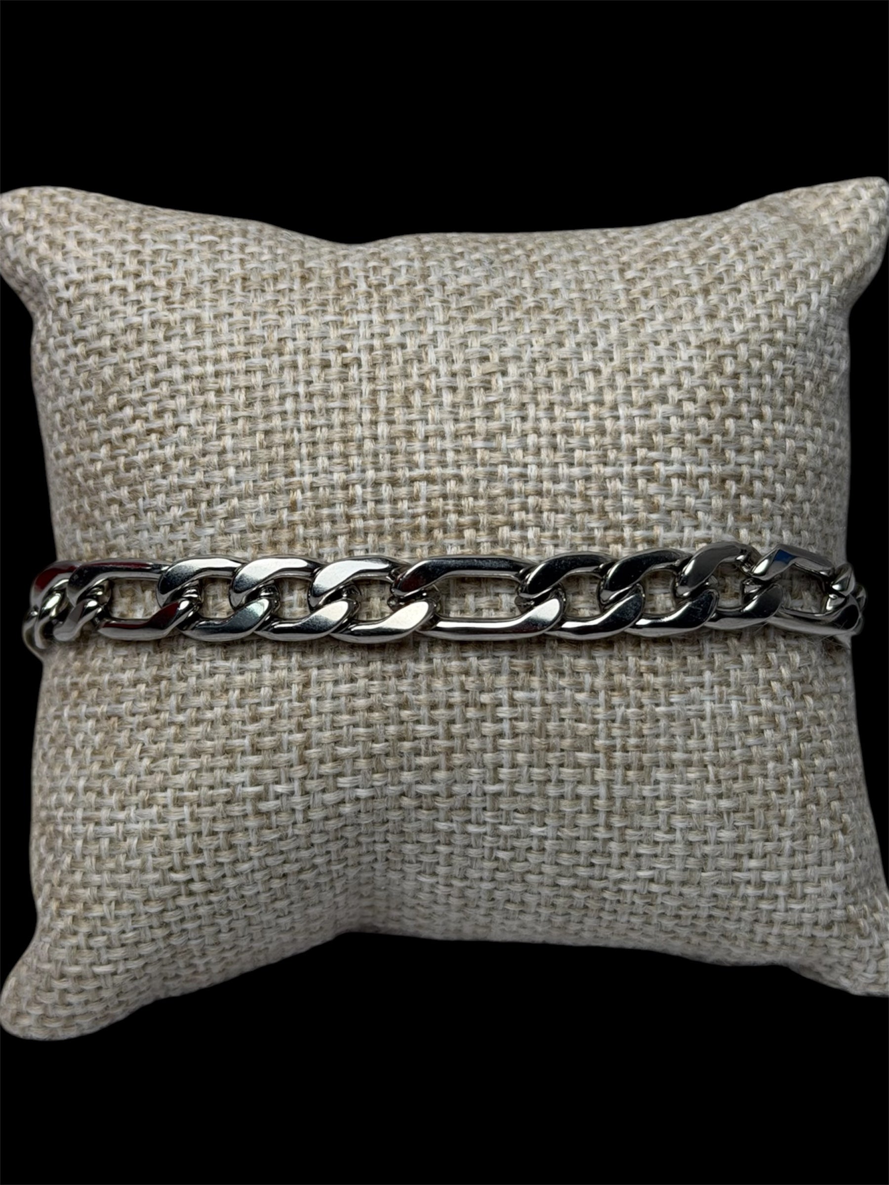 Pulsera Crtr Plata 7 mm Acero Inoxidable