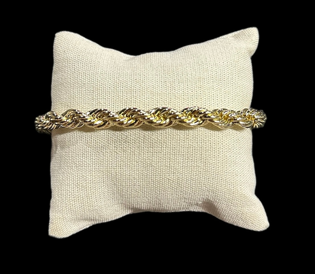 Pulsera Torzal Oro Laminado
