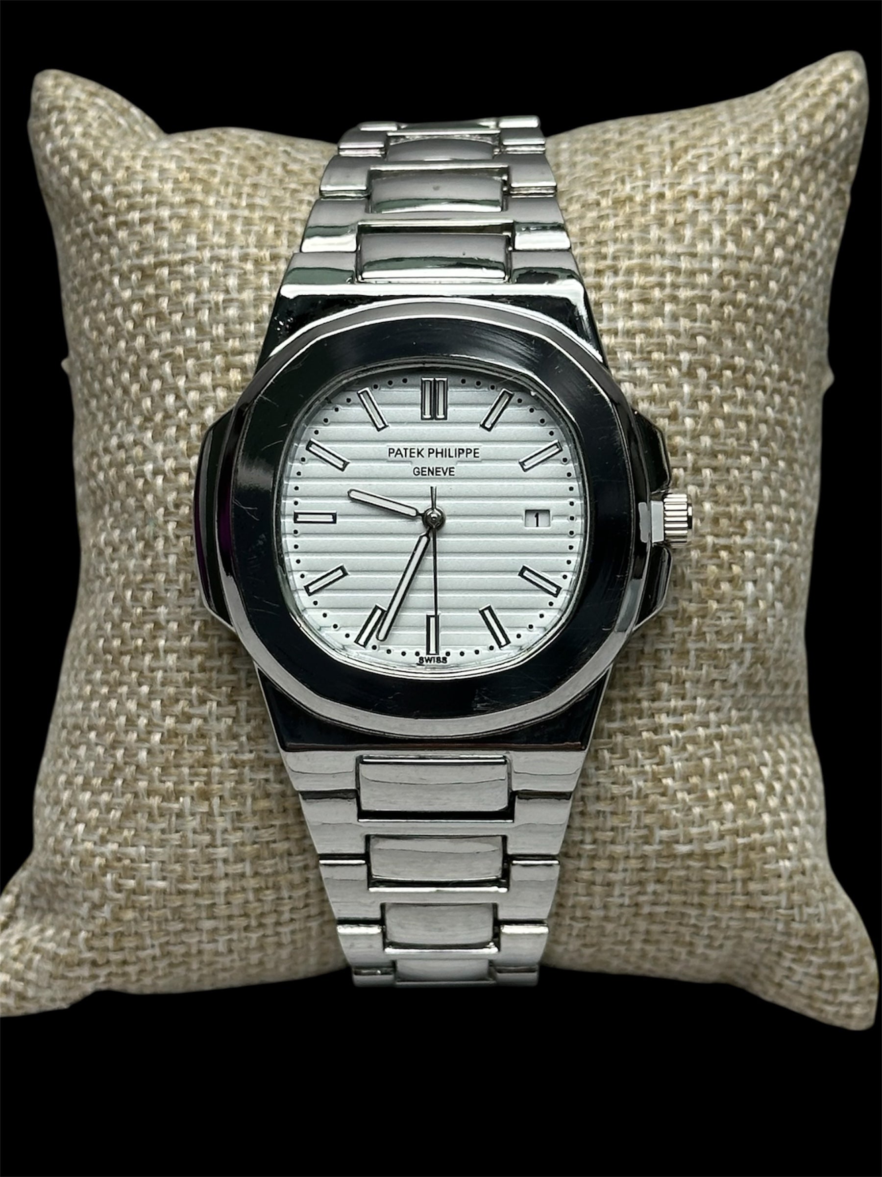 Reloj PP Plata Blanco