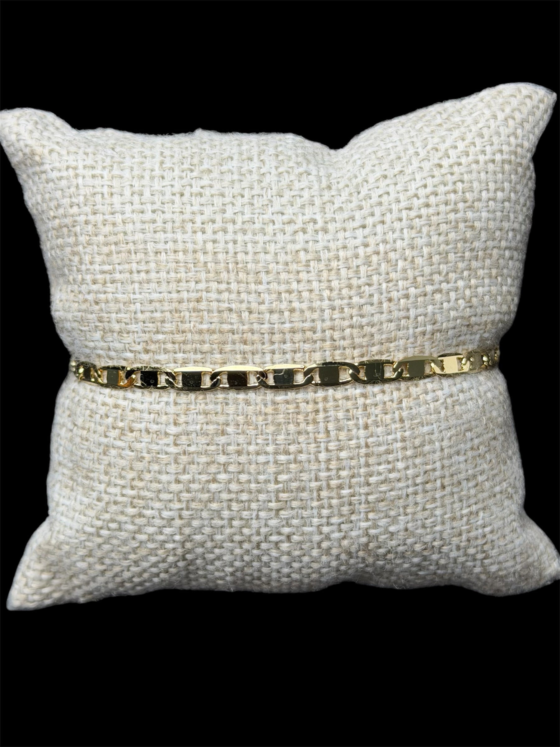 Pulsera Mariner 4 mm Oro Laminado 18 K