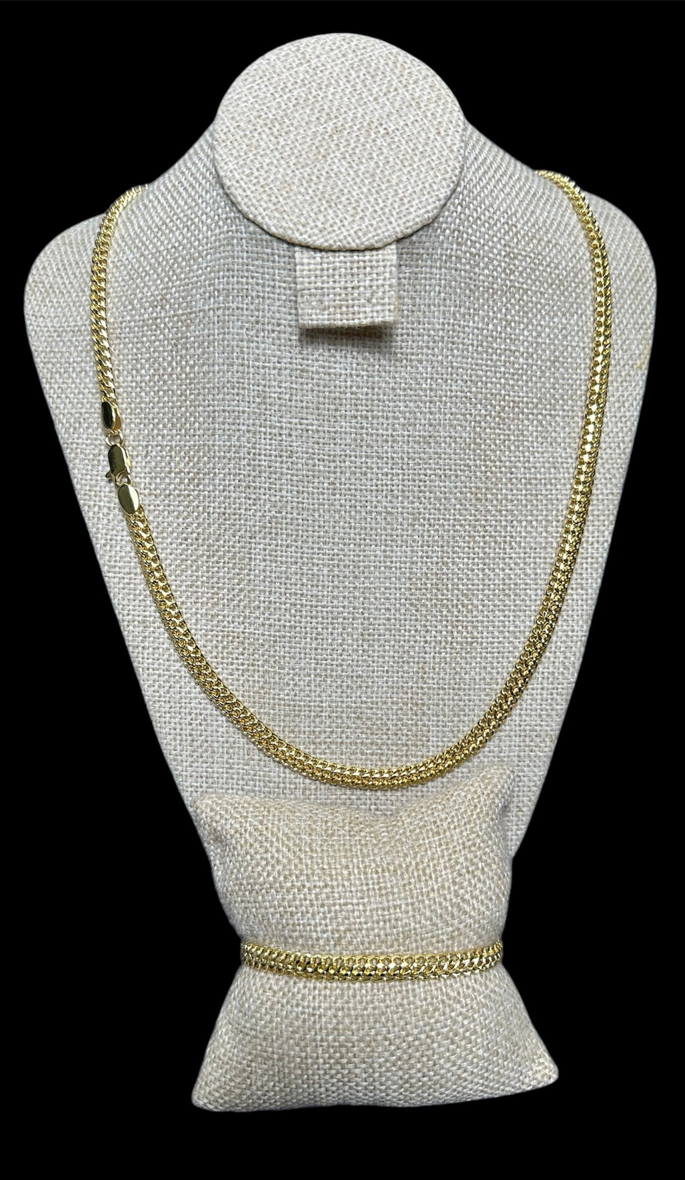 Set Petatillo Oro Laminado 18 K