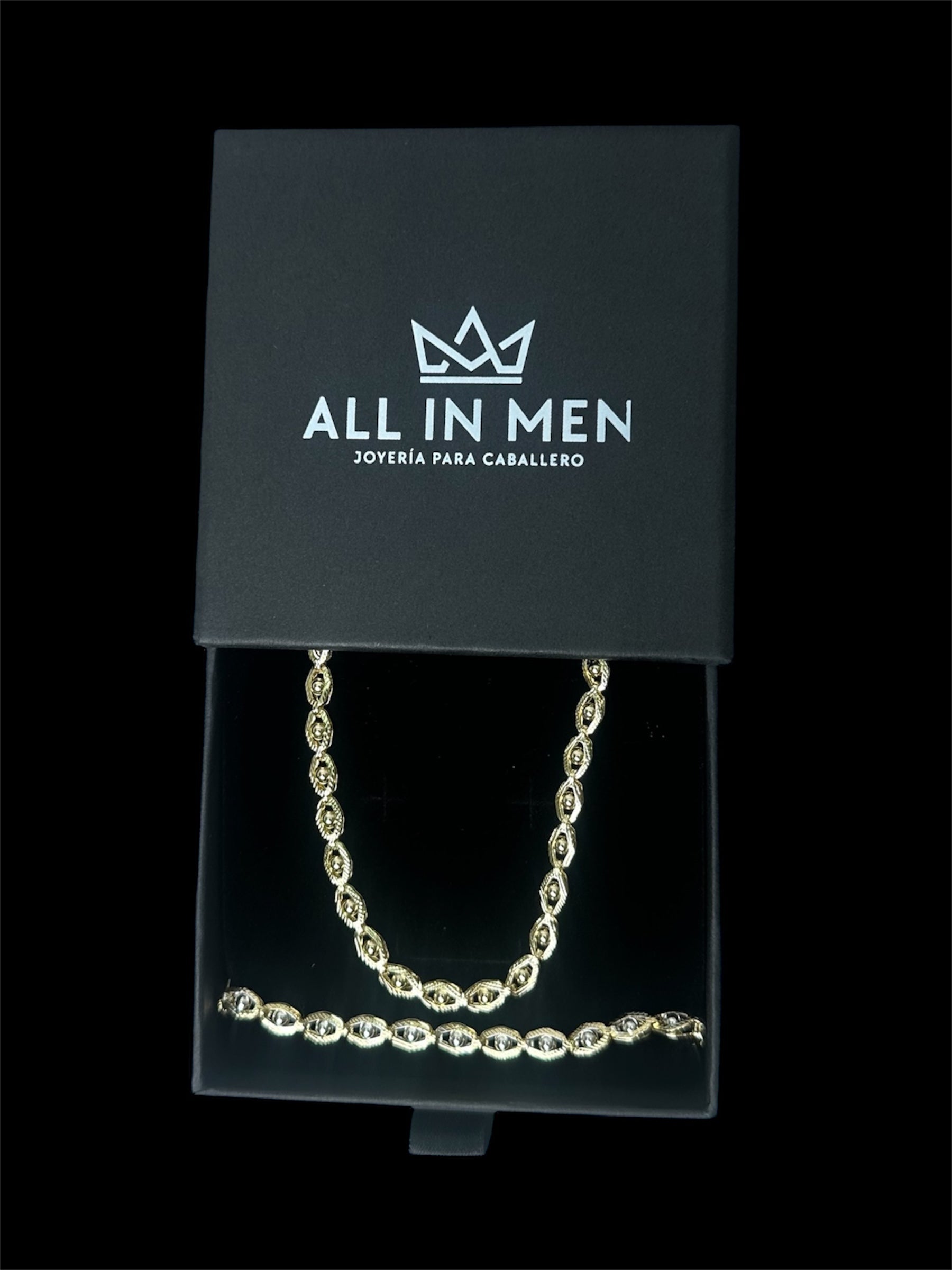Set Esfera Oro Laminado 18 K