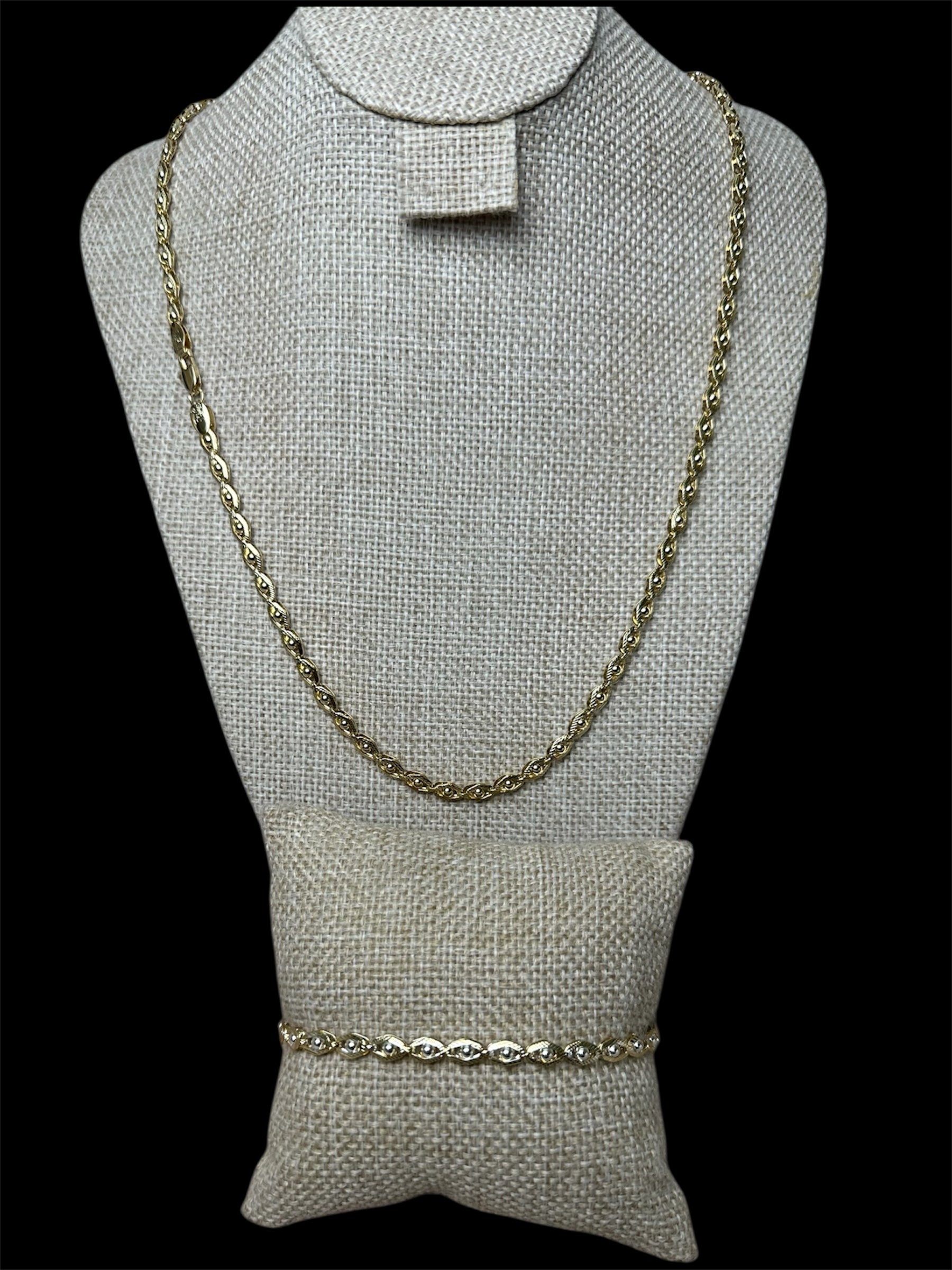 Set Esfera Oro Laminado 18 K