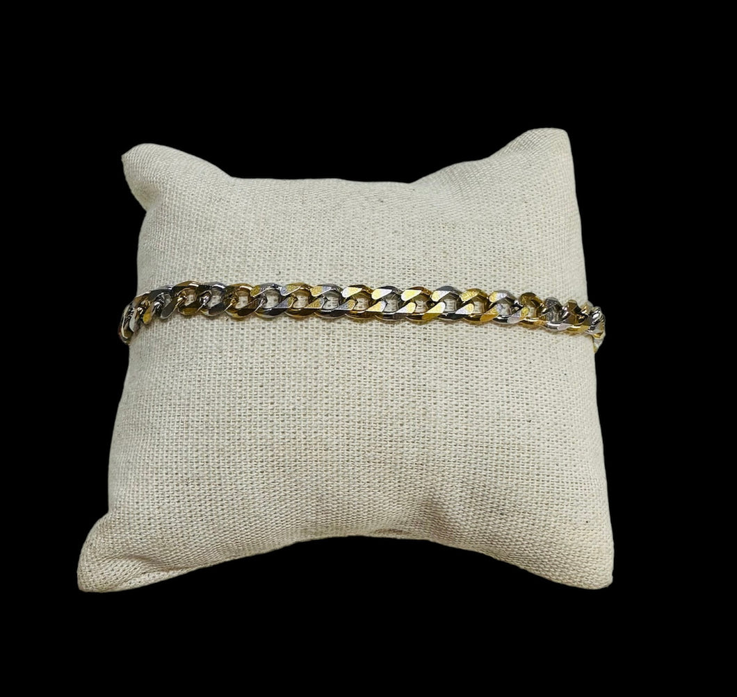 Pulsera Combinada Cubana 5 mm