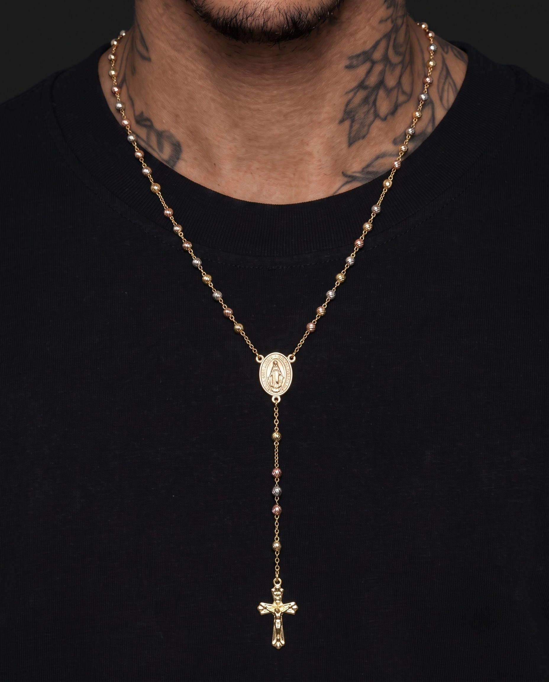 Rosario Oro Laminado 18 K